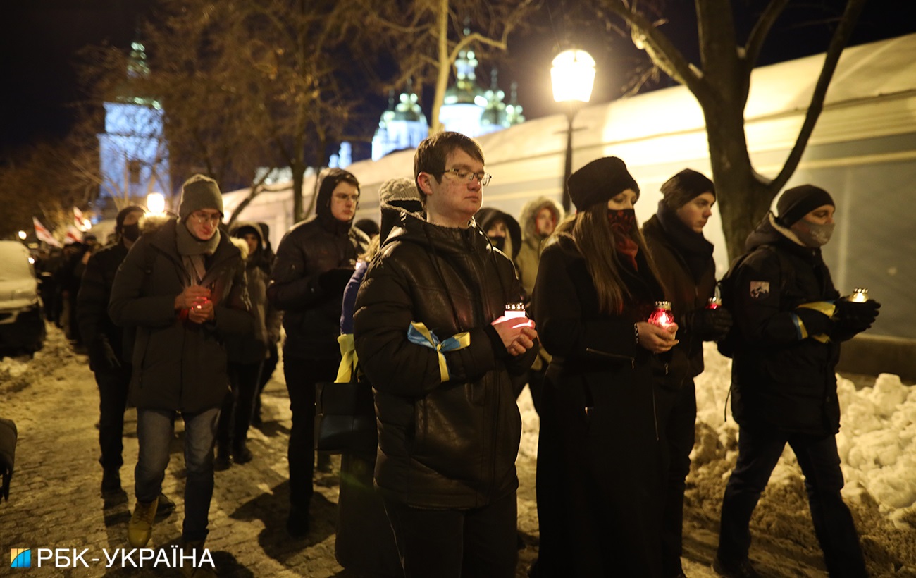 Седьмая годовщина расстрела Майдана: как в Киеве почтили память Героев Небесной сотни (фото)