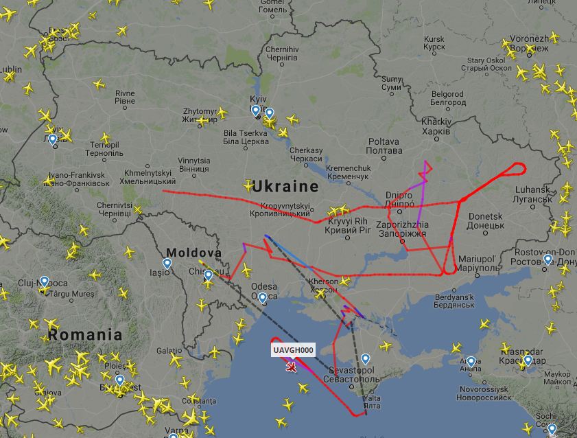 Самолеты ВВС США провели масштабную разведку у берегов Крыма