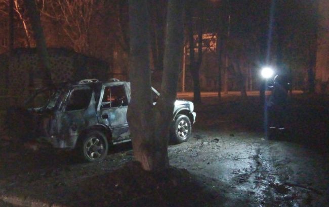 В Харькове неизвестные взорвали автомобиль