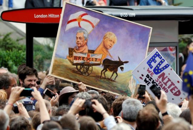 Тисячі людей в Лондоні протестують проти виходу Британії з ЄС