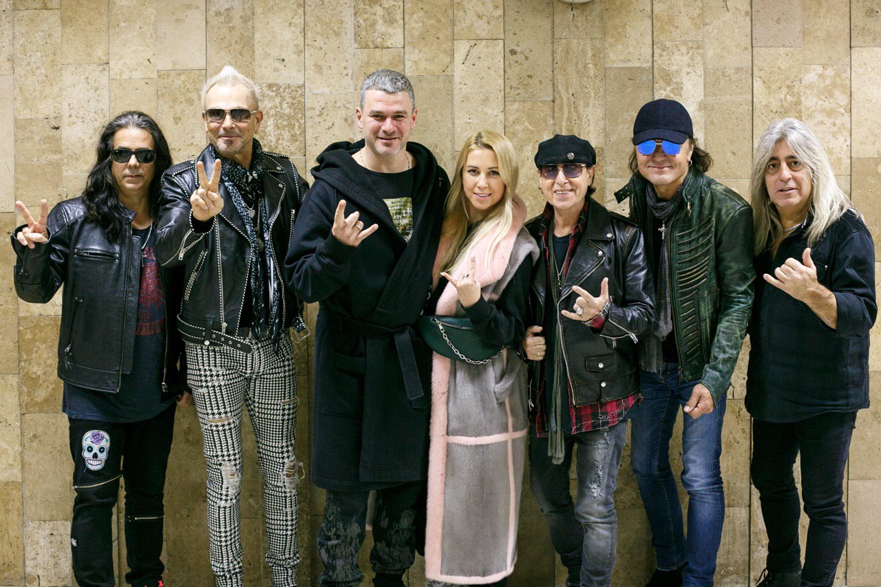 Стрибок у минуле: Тоня Матвієнко та Арсен Мірзоян познайомились з учасниками гурту Scorpions