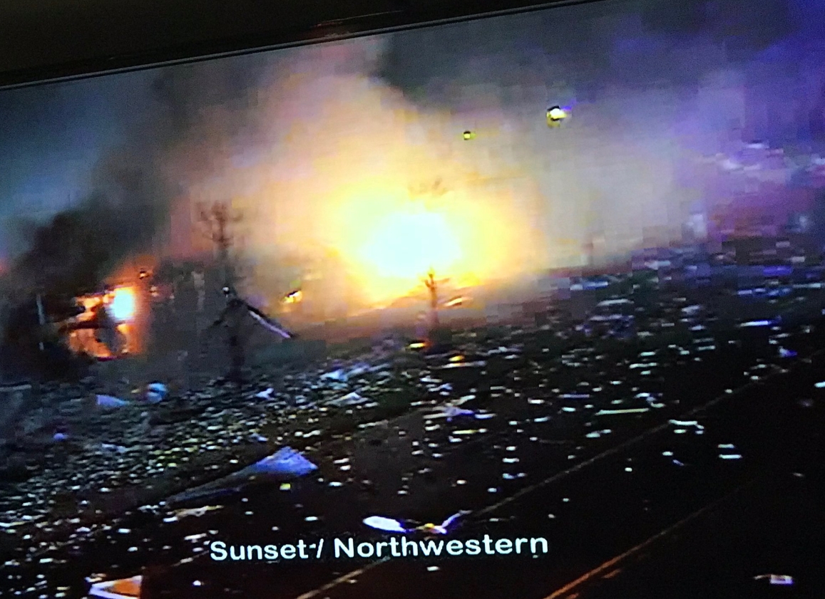 момент взрыва