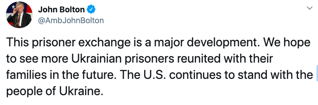 Советник Трампа назвал дальнейшие ожидания США после обмена между Украиной и РФ
