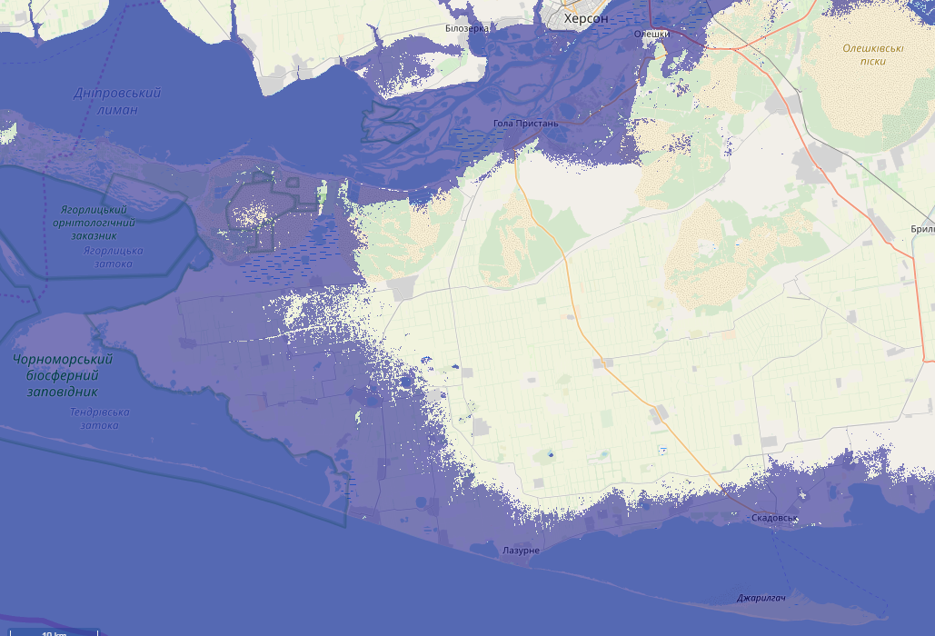 Частина України може піти під воду: з'явилася карта затоплення