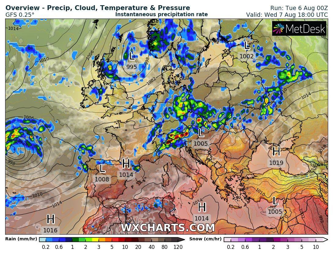 Жара и грозовые дожди: в каких областях ожидается непогода