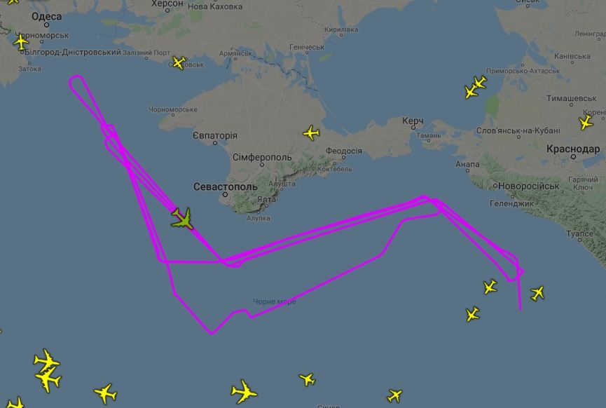 Розвідувальний літак ВПС США почав патрулювання окупованого Криму