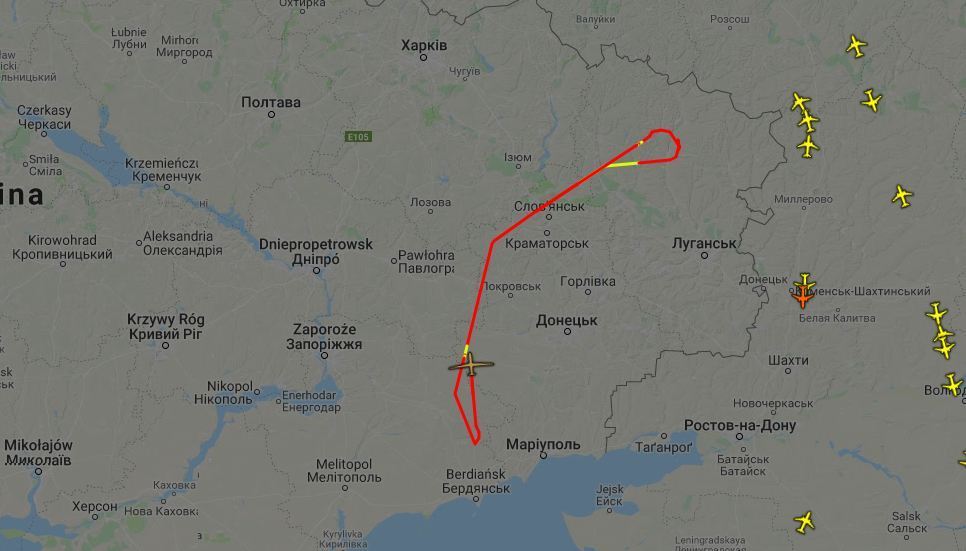 Беспилотник США мониторит ситуацию на Донбассе