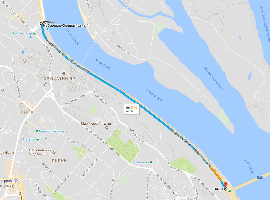 Турецька компанія відремонтує частину Набережного шосе у Києві за 125 млн гривень