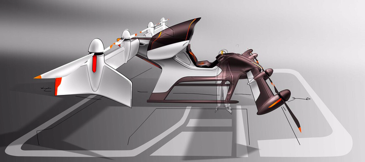 модель літаючого таксі