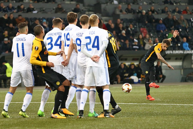 Янг Бойз - Динамо 0-1: видео гола и обзор матча