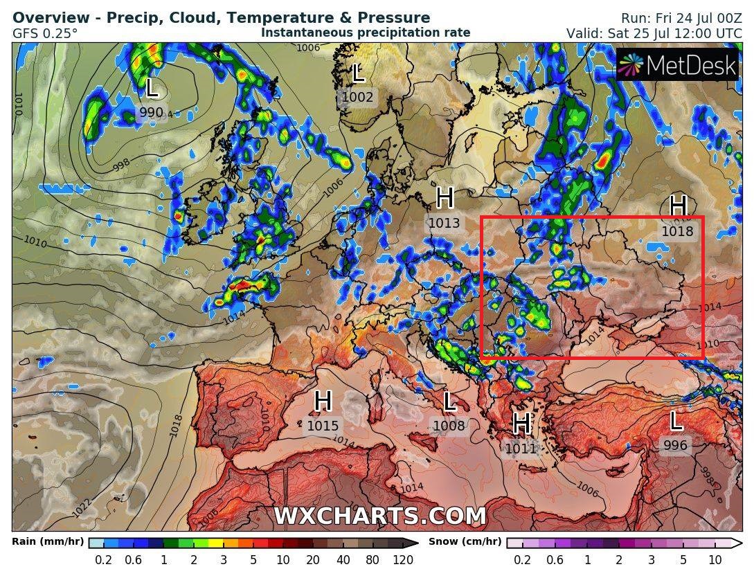 В Украину нагрянут проливные дожди и жара: какие области под ударом