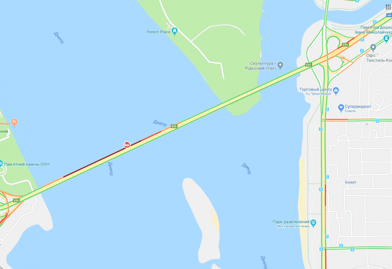 У Києві через аварії утворилися затори