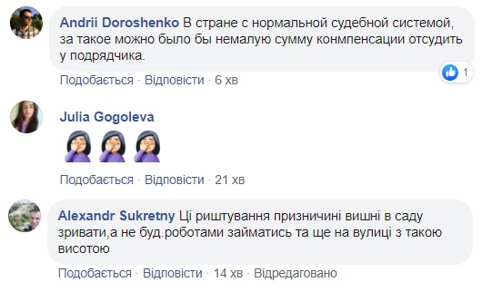 У Києві на перехожих впало риштування: відео моменту НП