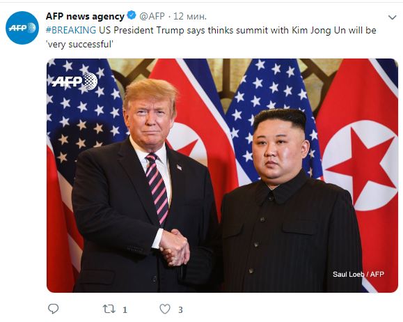 Зустріч Трампа з Кім Чен Ином: головне