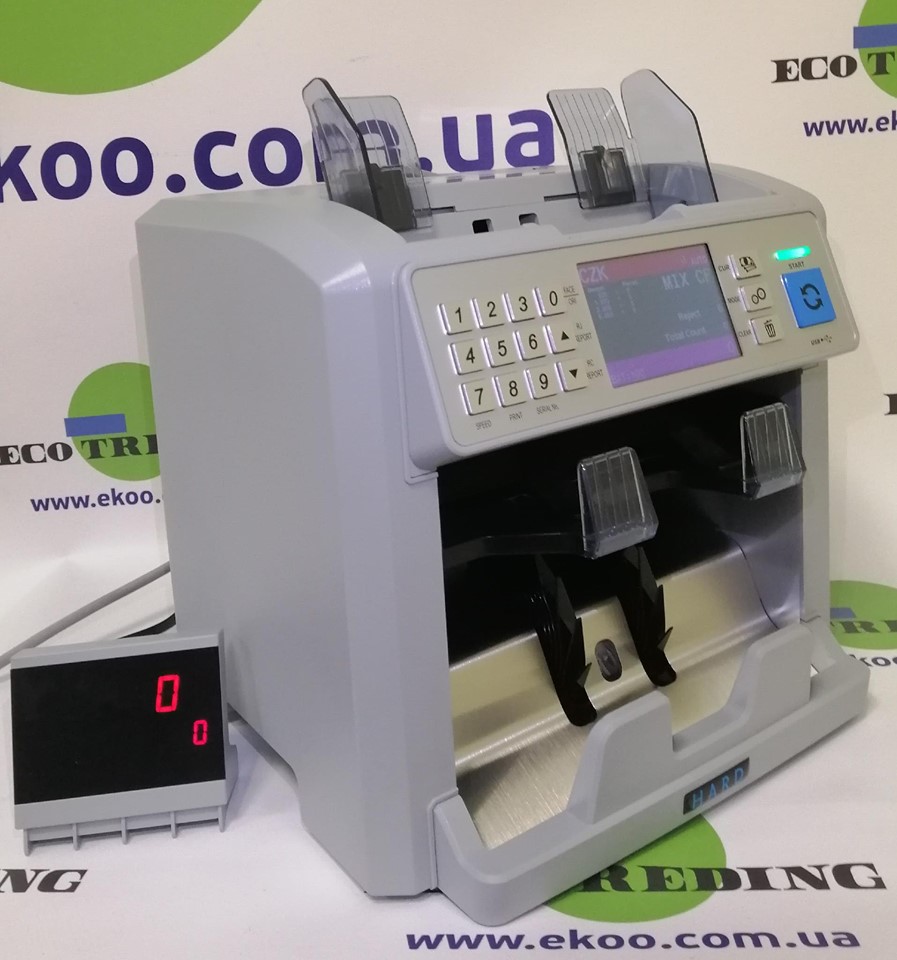 Лічильник-сортувальник HARD 8Plus – автоматизація роботи з готівкою