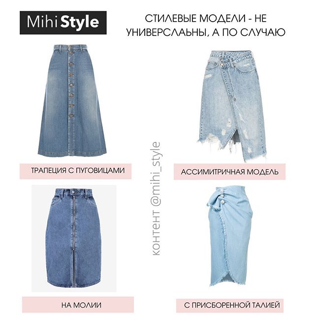 Актуальные джинсовые юбки на осень-2020: стилист помогла с выбором