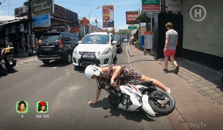 Українська ведуча влаштувала ДТП на Балі: ледь не загинули люди