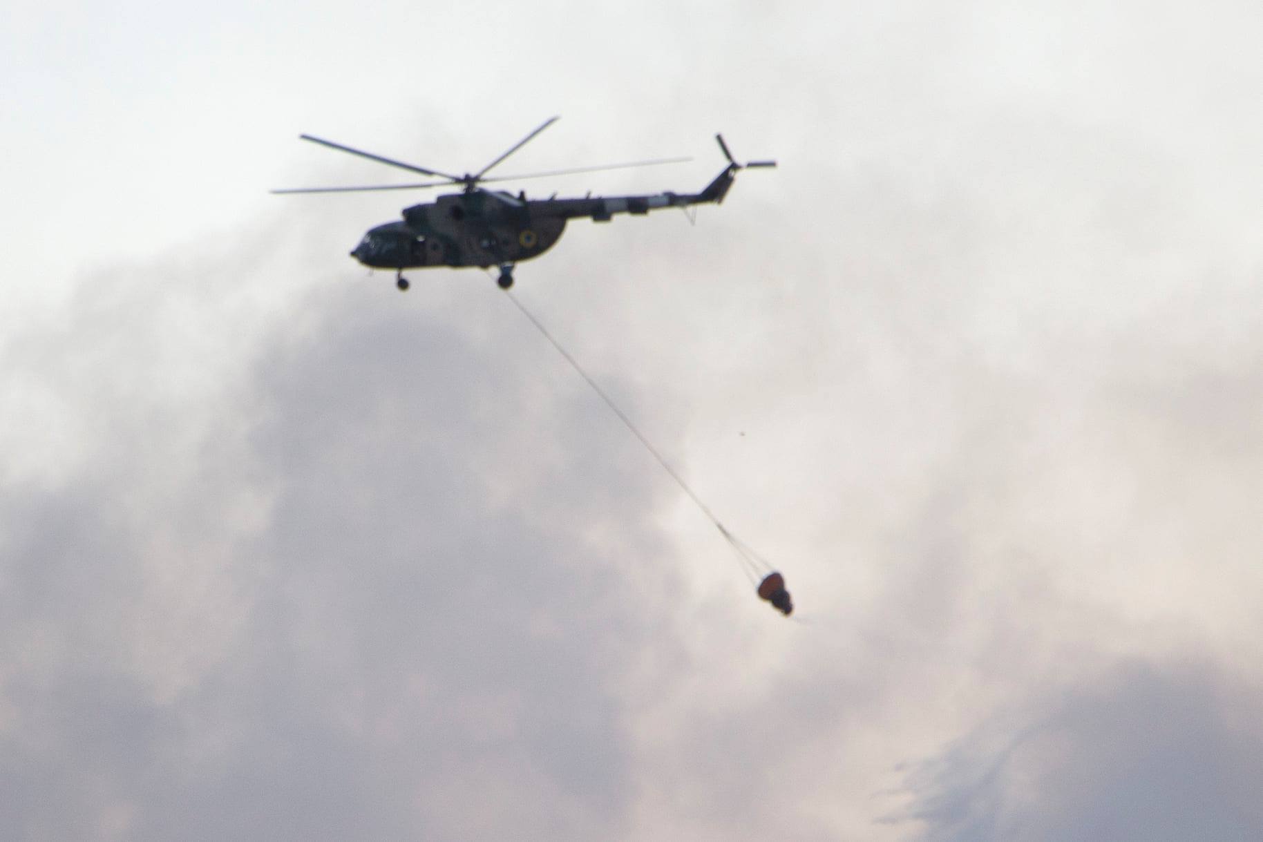 На півдні України під час навчань загорівся військовий полігон