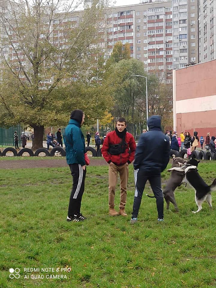 У Києві помітили &quot;сильно дорослих&quot; дітей з пістолетом і бойовими собаками