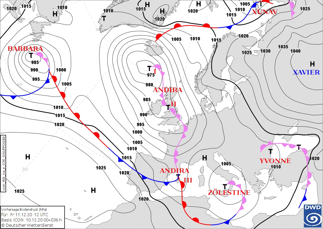 Ледяной дождь и штормовой ветер: синоптики показали новые карты погоды
