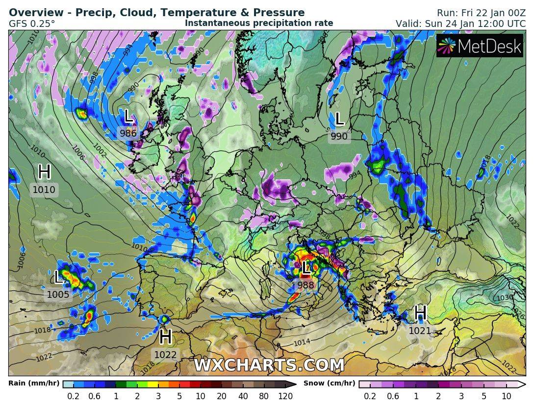 Морози-малюки і мокрий сніг з дощем: яка погода чекає Україну на вихідних