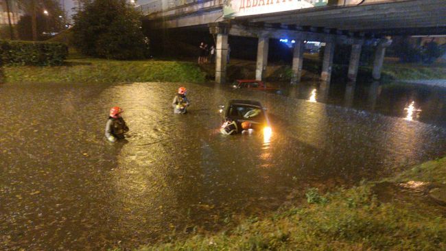 Снег, потоп и поваленные деревья: фото и видео последствий жуткой непогоды в Украине