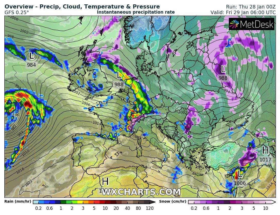 Погода в Украине станет еще хуже: придут морозы и сильные снегопады
