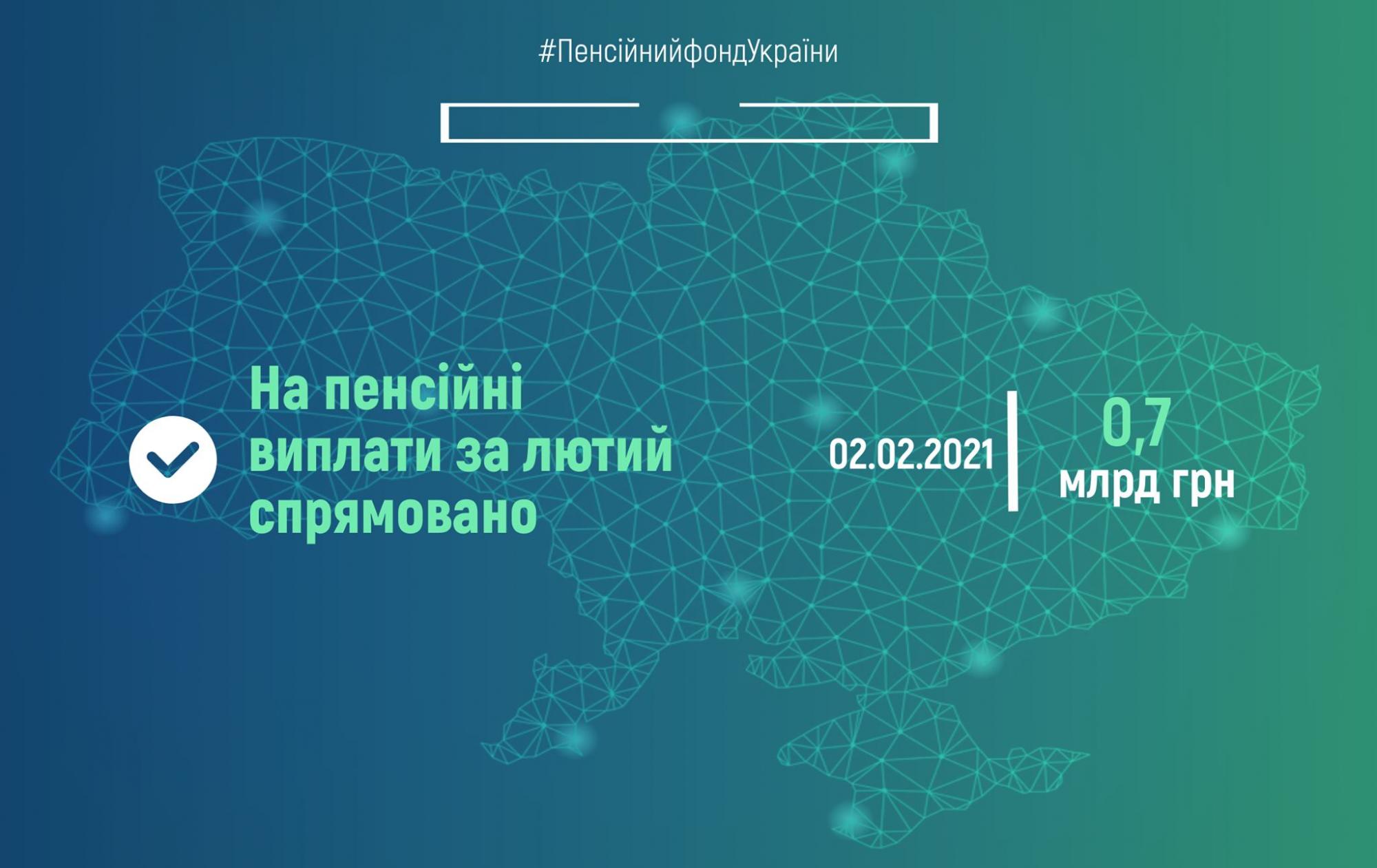 ПФУ почав фінансування пенсій за лютий