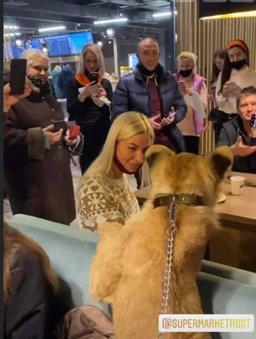 Украинский супермаркет попал в скандал: развлекал покупателей измученным животным