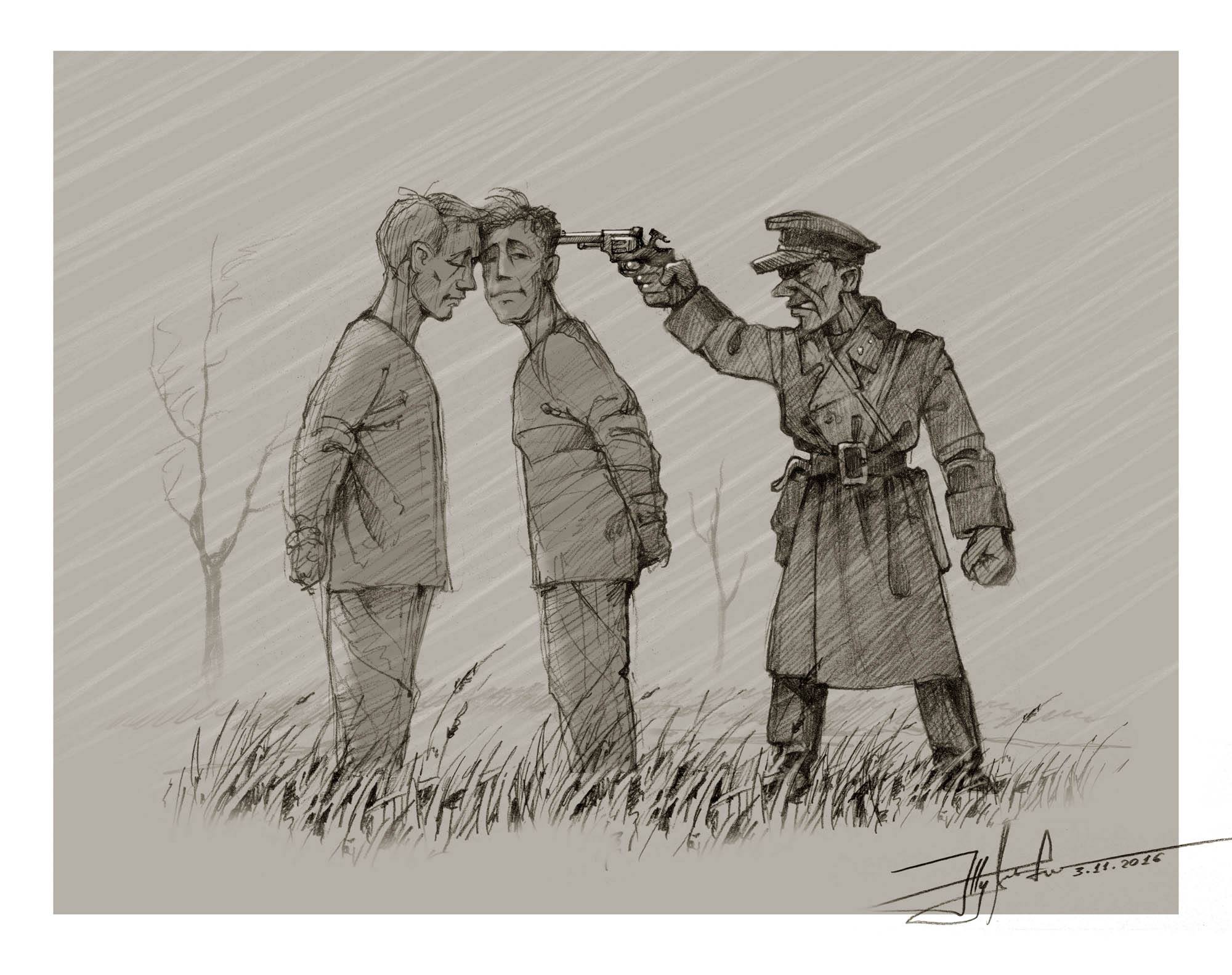 З метою економії: в мережі показали, як радянський солдат вбивав українців