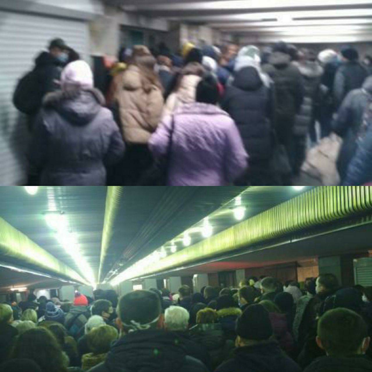 В метро Киева образовались огромные очереди: фото коллапса