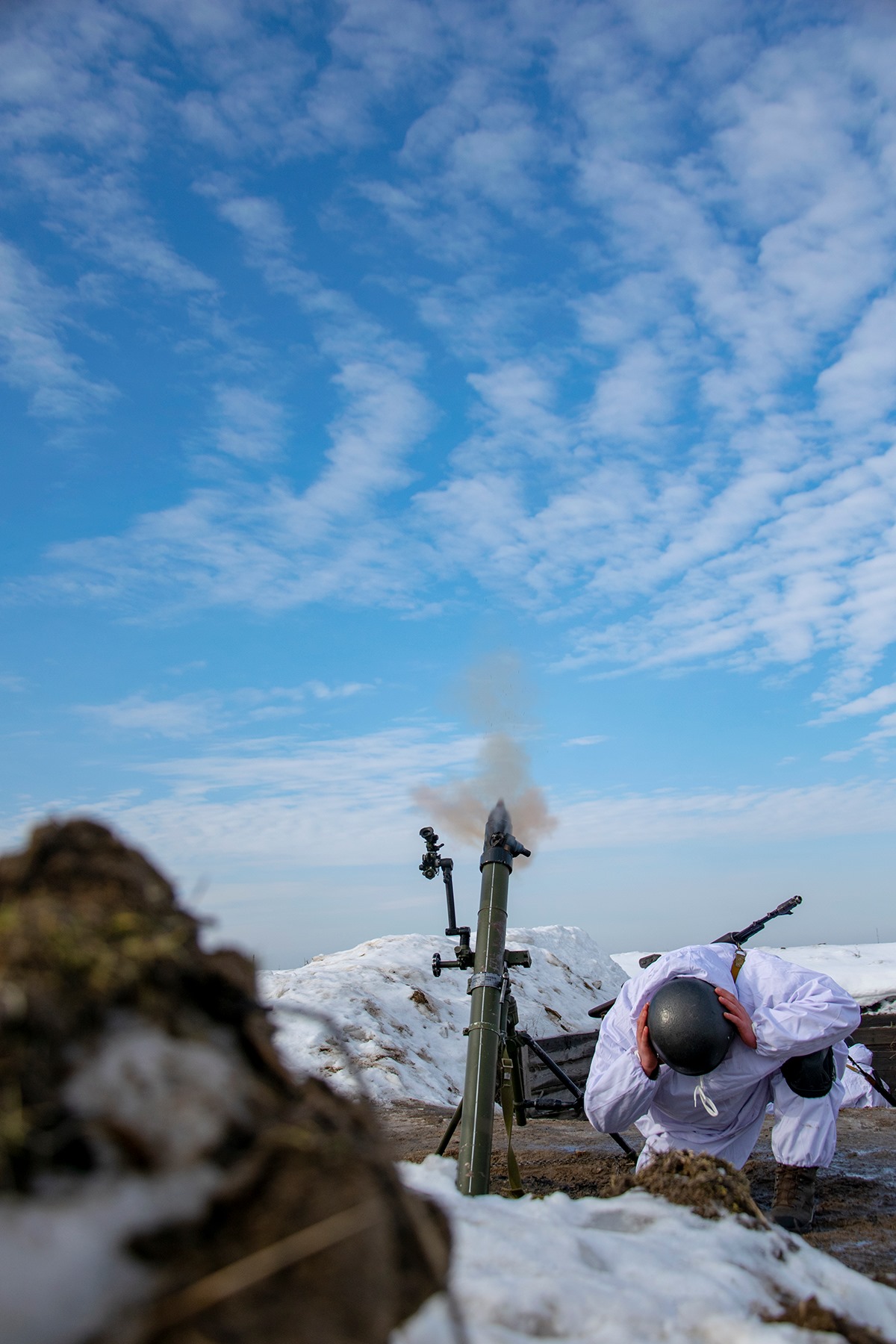 Цели поражены! Украинские минометчики в деле на ярких фото и видео