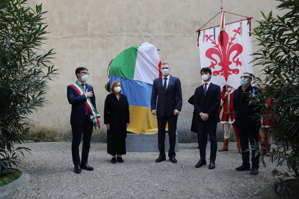 Кличко открыл во Флоренции памятник Тарасу Шевченко