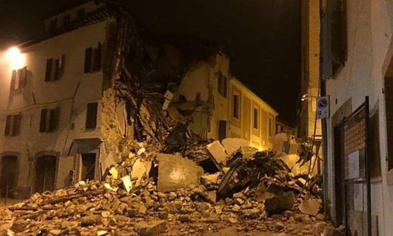 Землетрус в Італії: фото та відео
