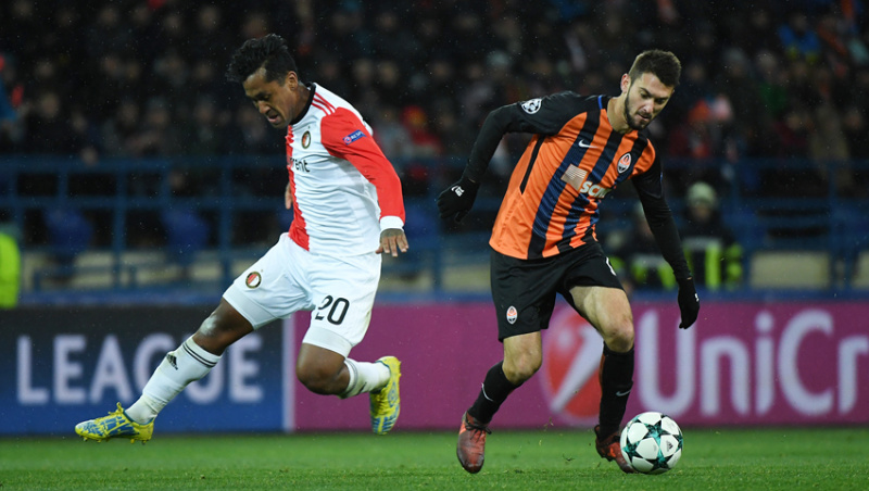 Шахтар - Феєнорд 3-1: відео голів та огляд матчу