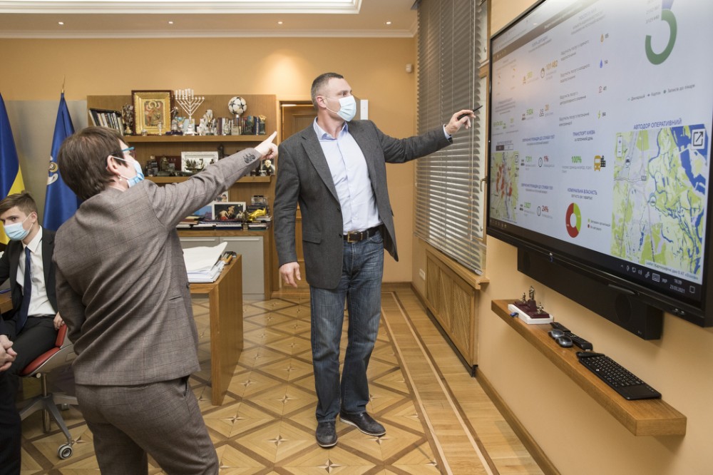 Дороги, транспорт и экология: Кличко с президентом ЕБРР обсудили проекты для Киева