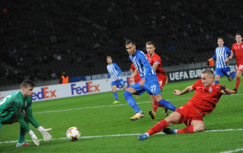 Герта - Заря 2-0: видео голов и обзор матча