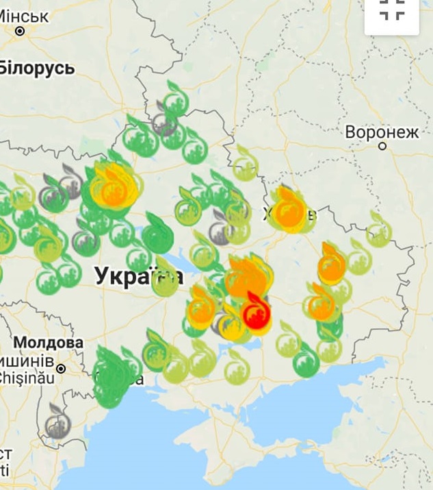 Названо місто України з найбруднішим повітрям: єдине &quot;червоне&quot; в країні