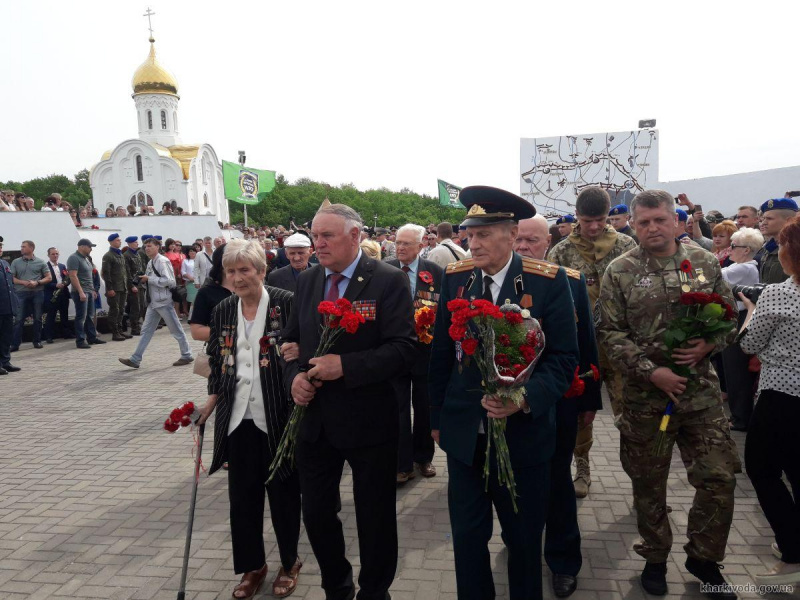 День перемоги у Харківській області розпочався на Висоті маршала Конєва