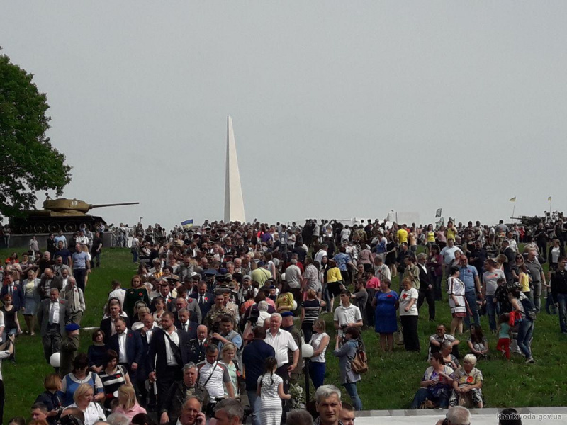 День перемоги у Харківській області розпочався на Висоті маршала Конєва
