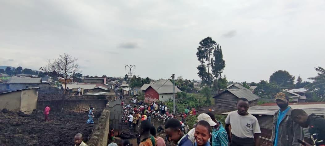 Украинский военный показал последствия извержения вулкана в Конго: жуткие фото