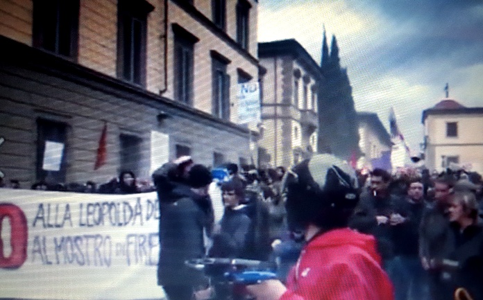 У Флоренції у сутичках з демонстрантами постраждали троє поліцейських