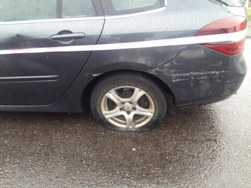 В Украину из Польши пытался прорваться автомобиль, сбив шлагбаумы