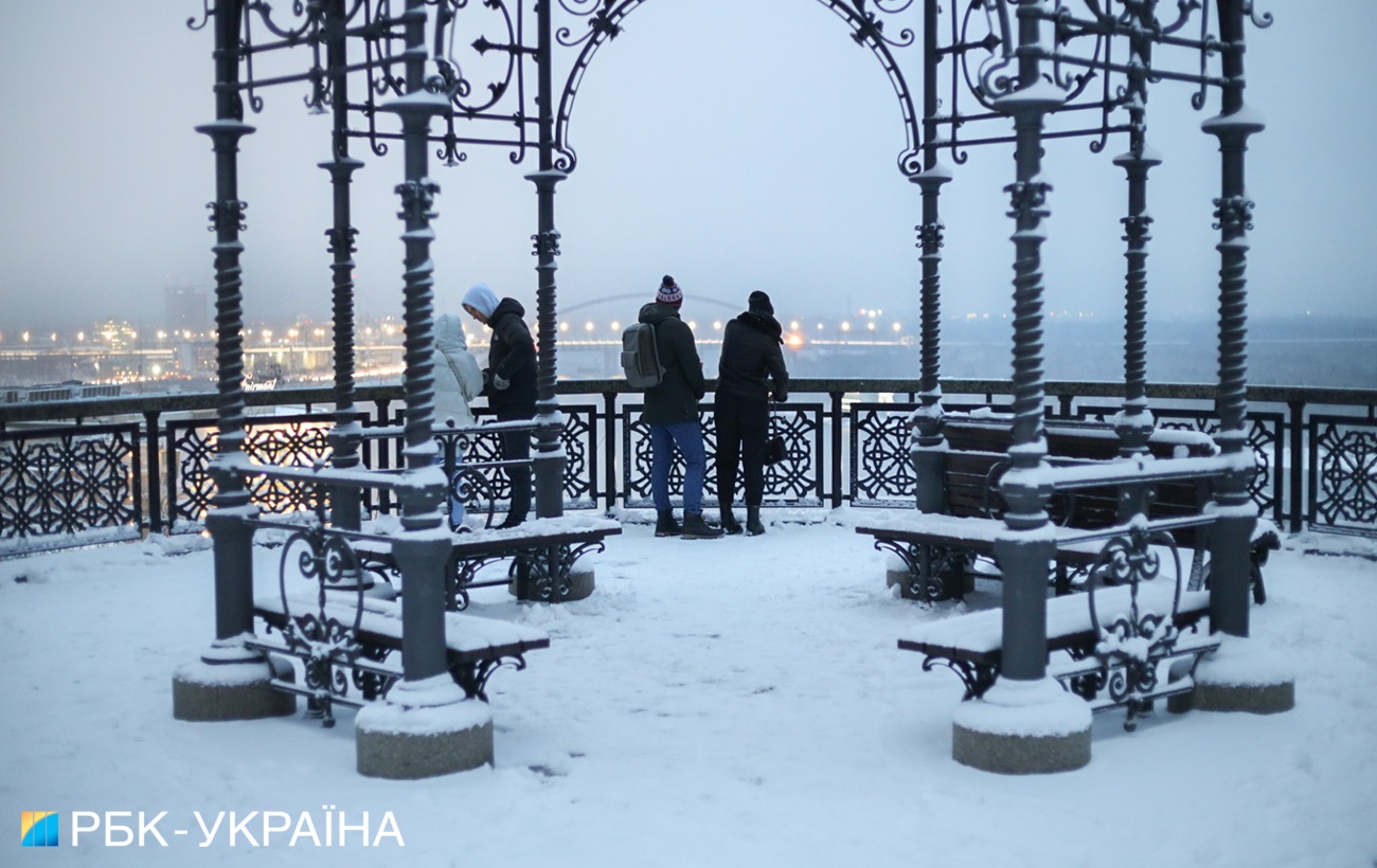 Сказочные фото заснеженного Киева: удивительные пейзажи