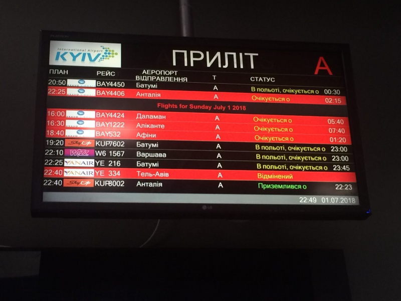 Пасажири проблемного рейсу з Батумі вилетіли до Києва