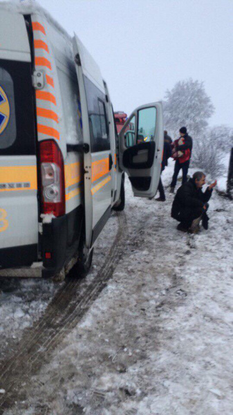 У Львівській області перекинувся рейсовий автобус з пасажирами