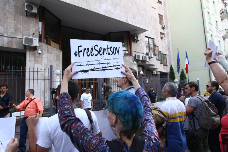 У Києві відбулася акція на підтримку Сенцова