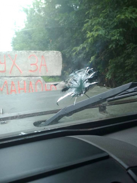 Бойовики обстріляли прикордонників у дорожньому коридорі &quot;Горлівка-Бахмут&quot;, - ООС