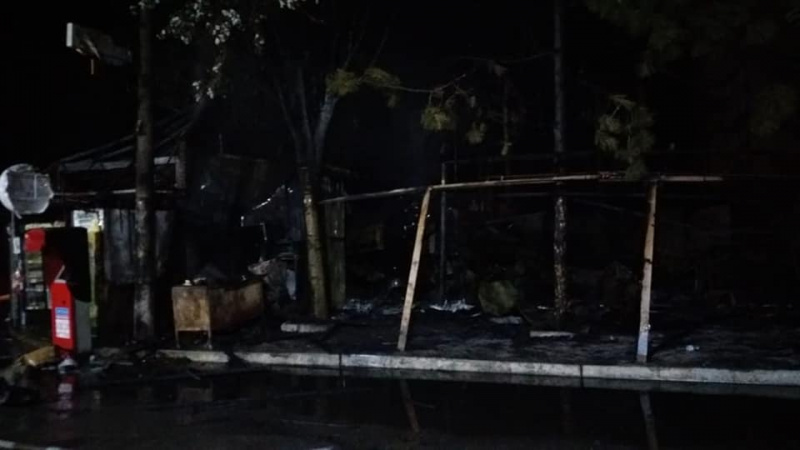 В курортній зоні Коблево трапилась пожежа