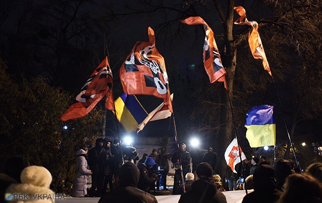 У Києві пройшов марш на честь загиблого на Майдані Жизневського (фоторепортаж)
